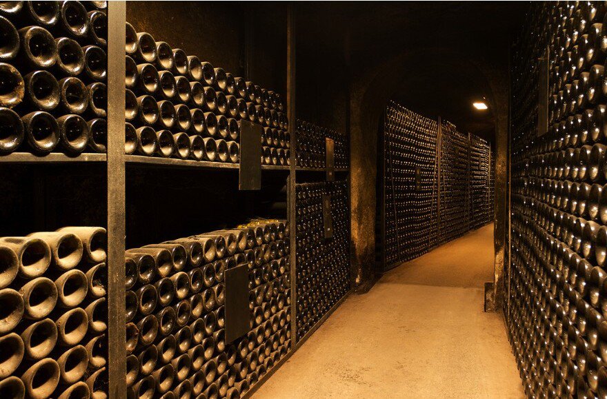 Wine underground cellar